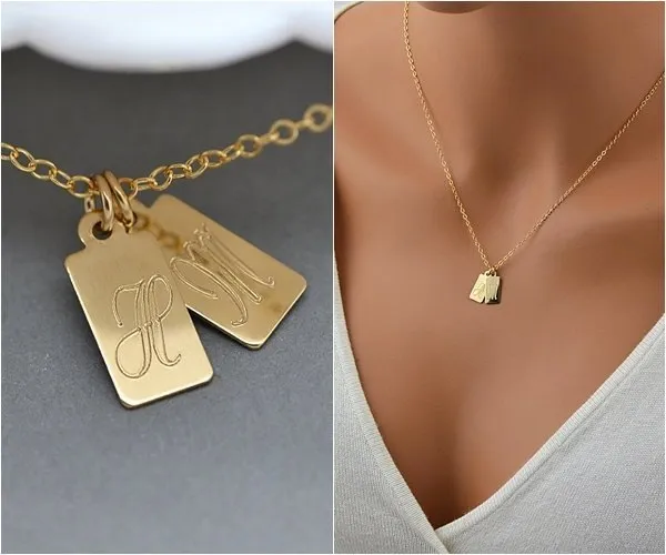 Custom Tag Necklace -  Version 1