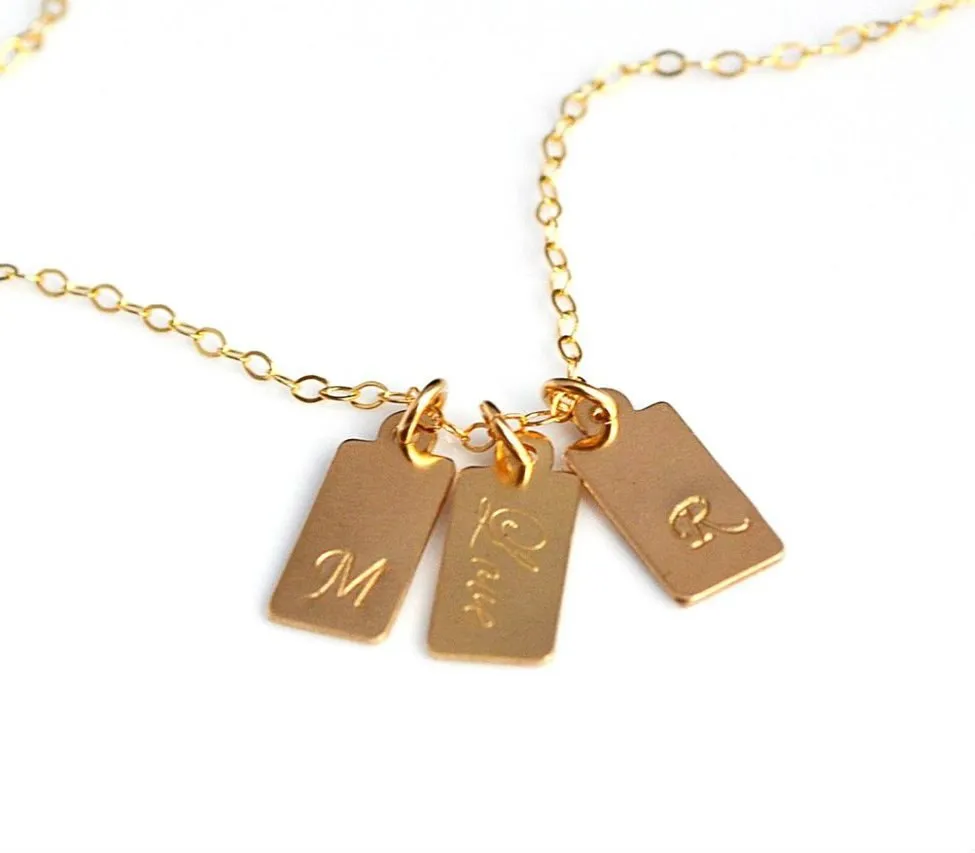 Custom Tag Necklace -  Version 1