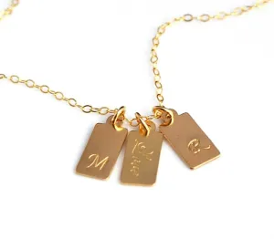 Custom Tag Necklace -  Version 1