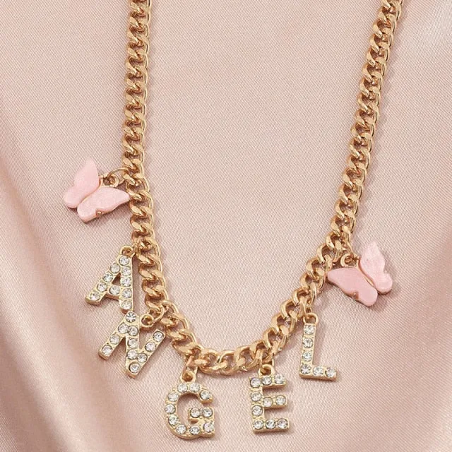 Cute Butterfly Choker Necklace