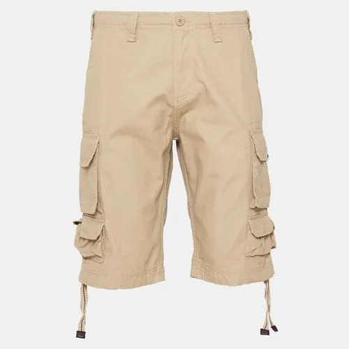 Cutty Cotton Cargo Shorts Stone
