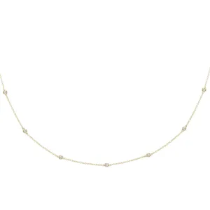 CZ Bezel Choker
