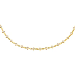 CZ Mini Diamond Shape Choker