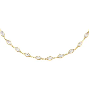 CZ Multi Marquise Choker