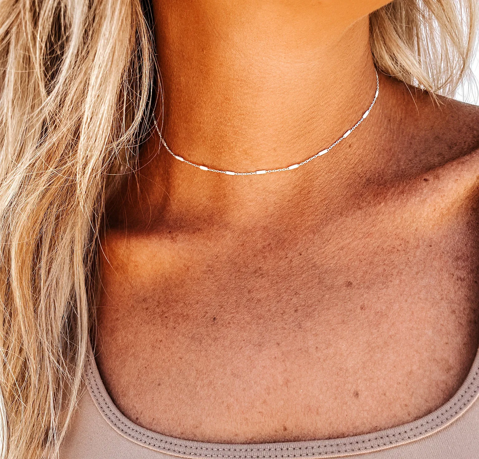 Dainty Cable Bar Satellite Choker