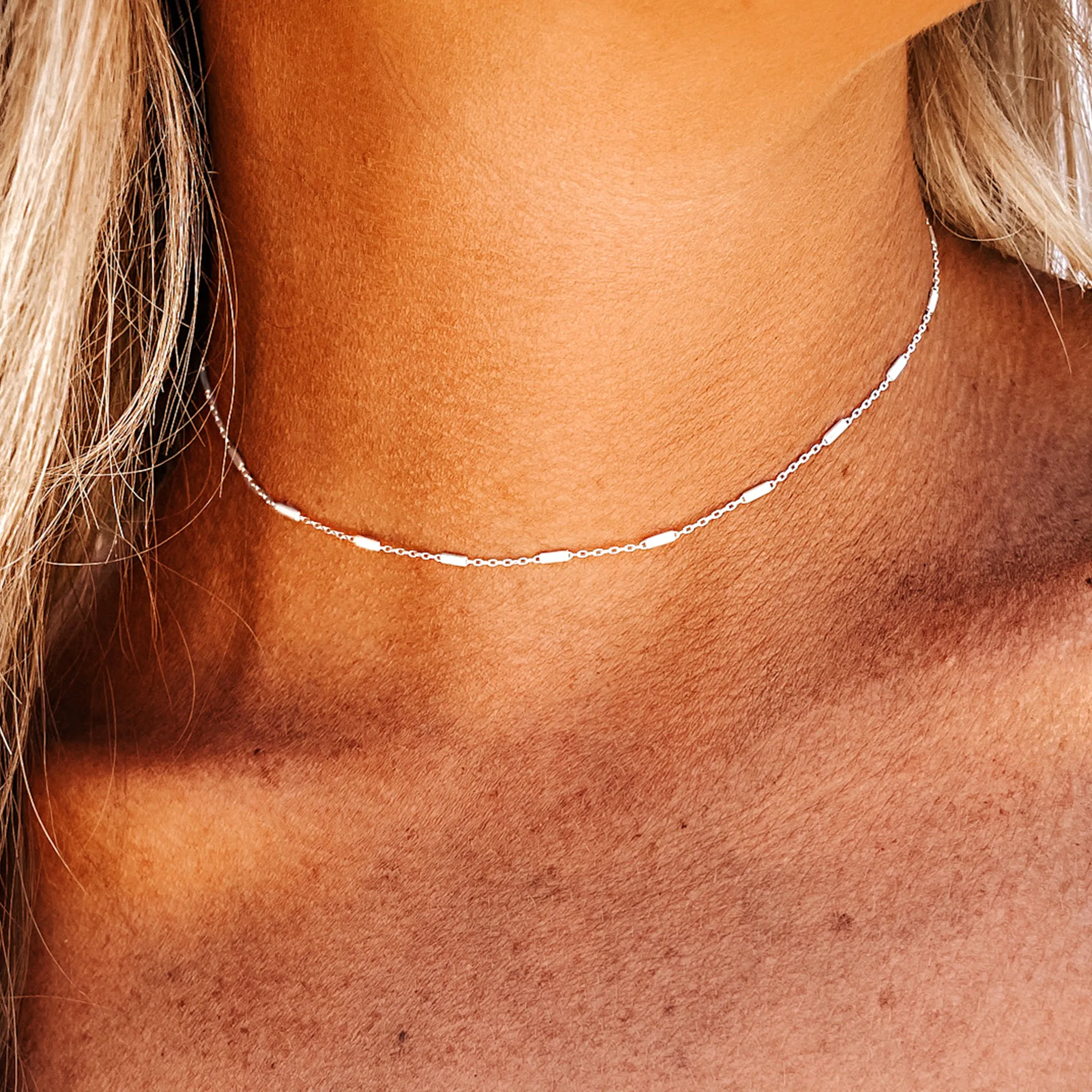 Dainty Cable Bar Satellite Choker