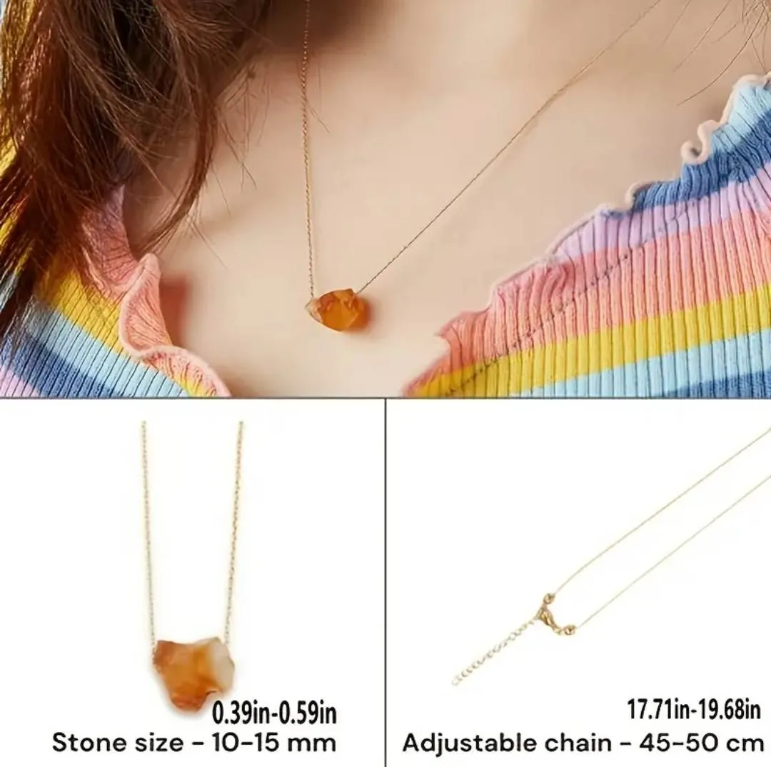 Dainty Crystal Healing Necklaces