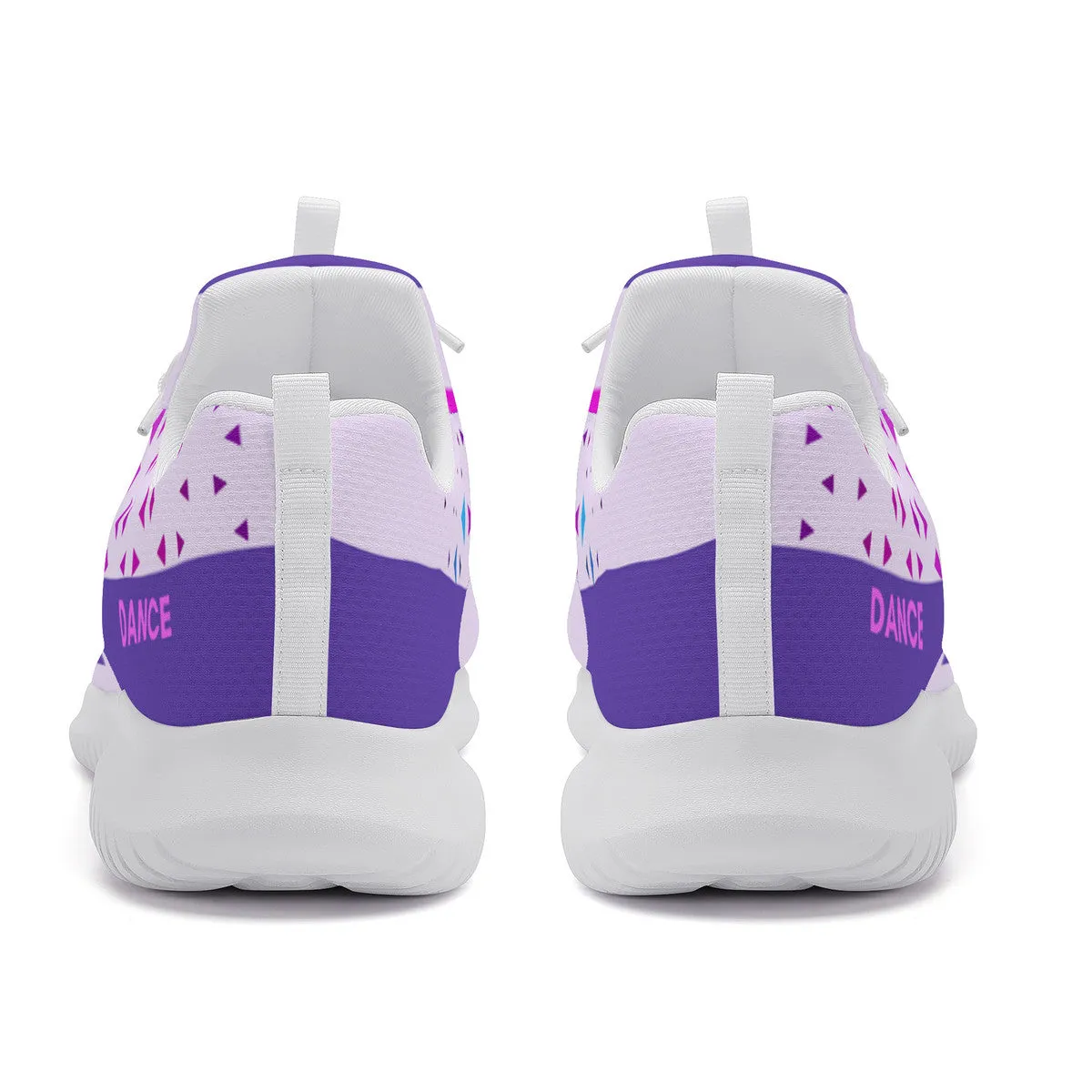 Dance Sneakers - Purple Geometric
