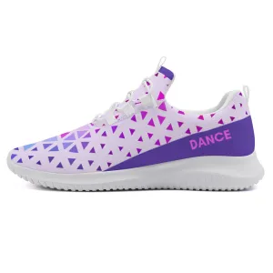 Dance Sneakers - Purple Geometric
