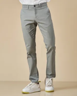 Dark Grey Stretch Chino Pants
