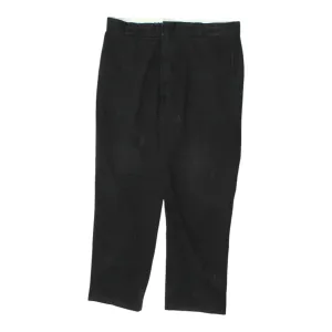 Dickies Black Work Trousers | Mens Workwear Designer Chino Pants VTG