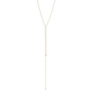 Double Drop Necklace - Gold