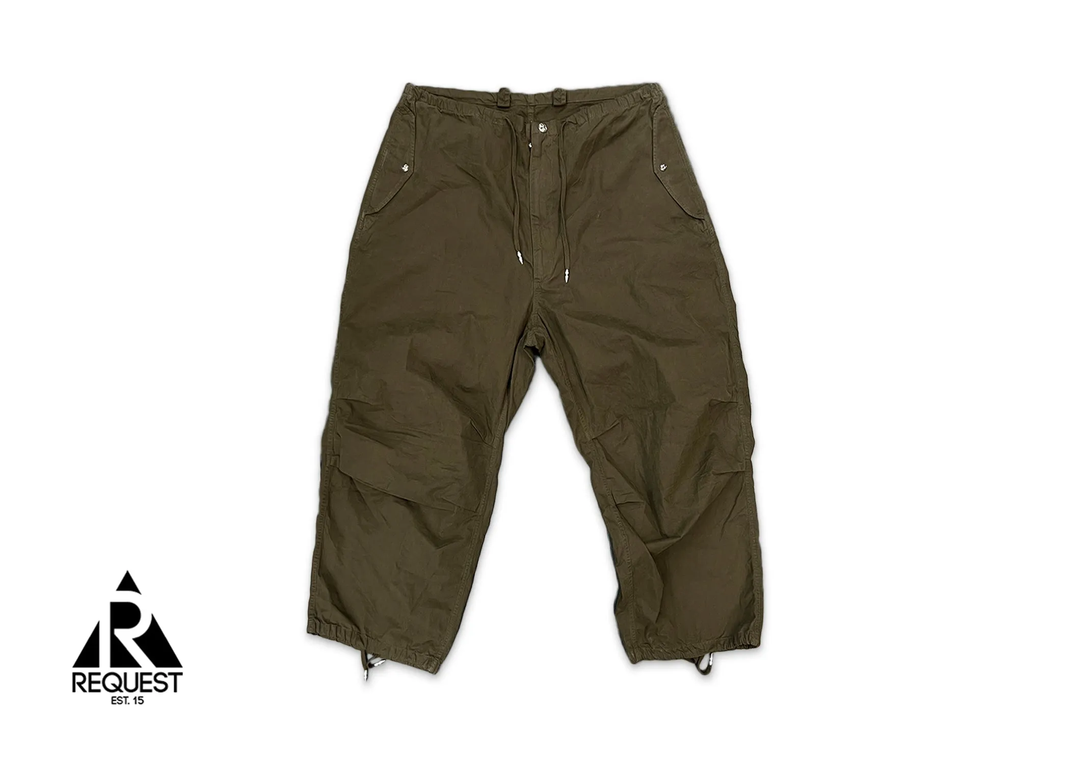 Drawstring Cargo Pants "Olive"