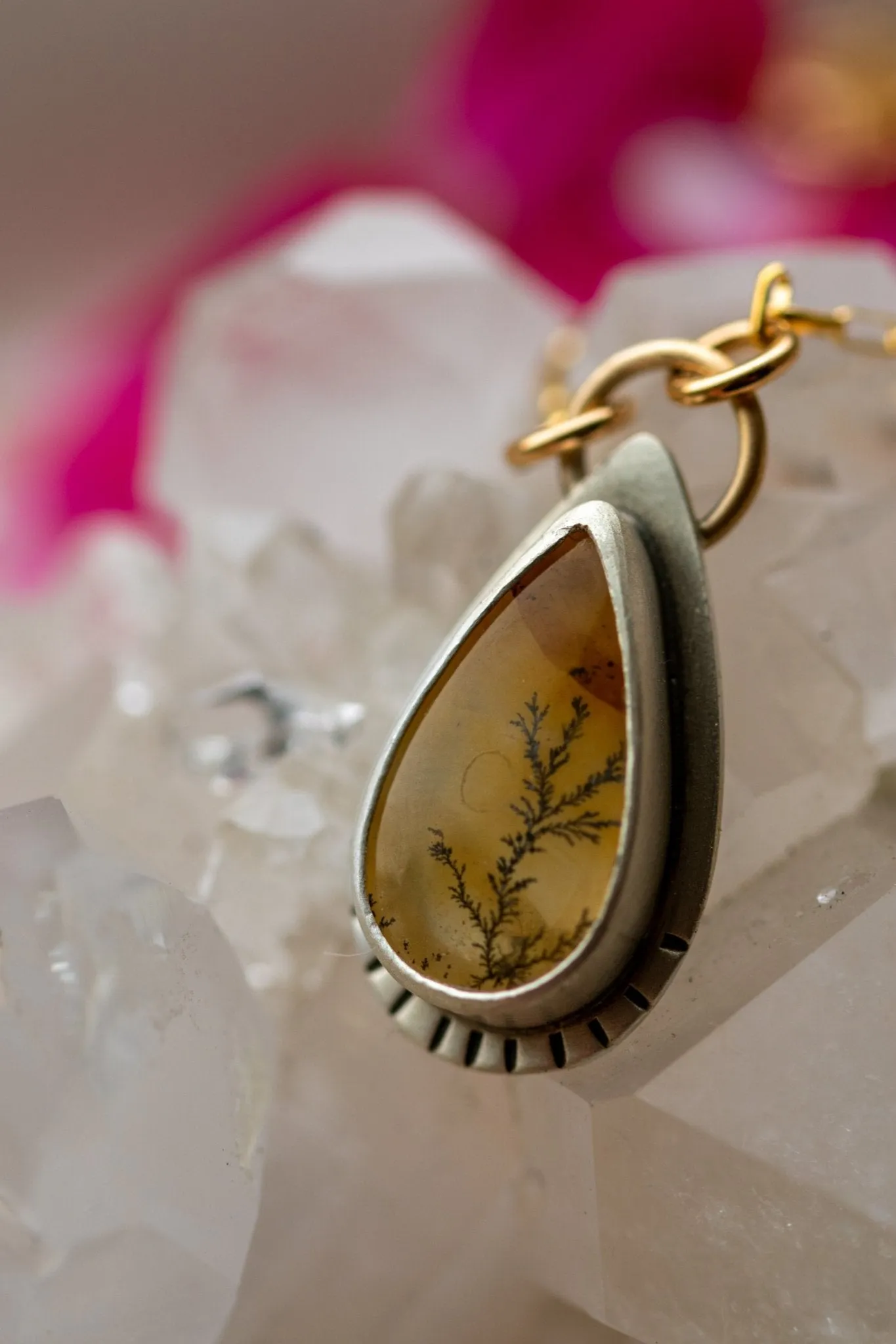 DREAMY DENDRITIC AGATE NECKLACES