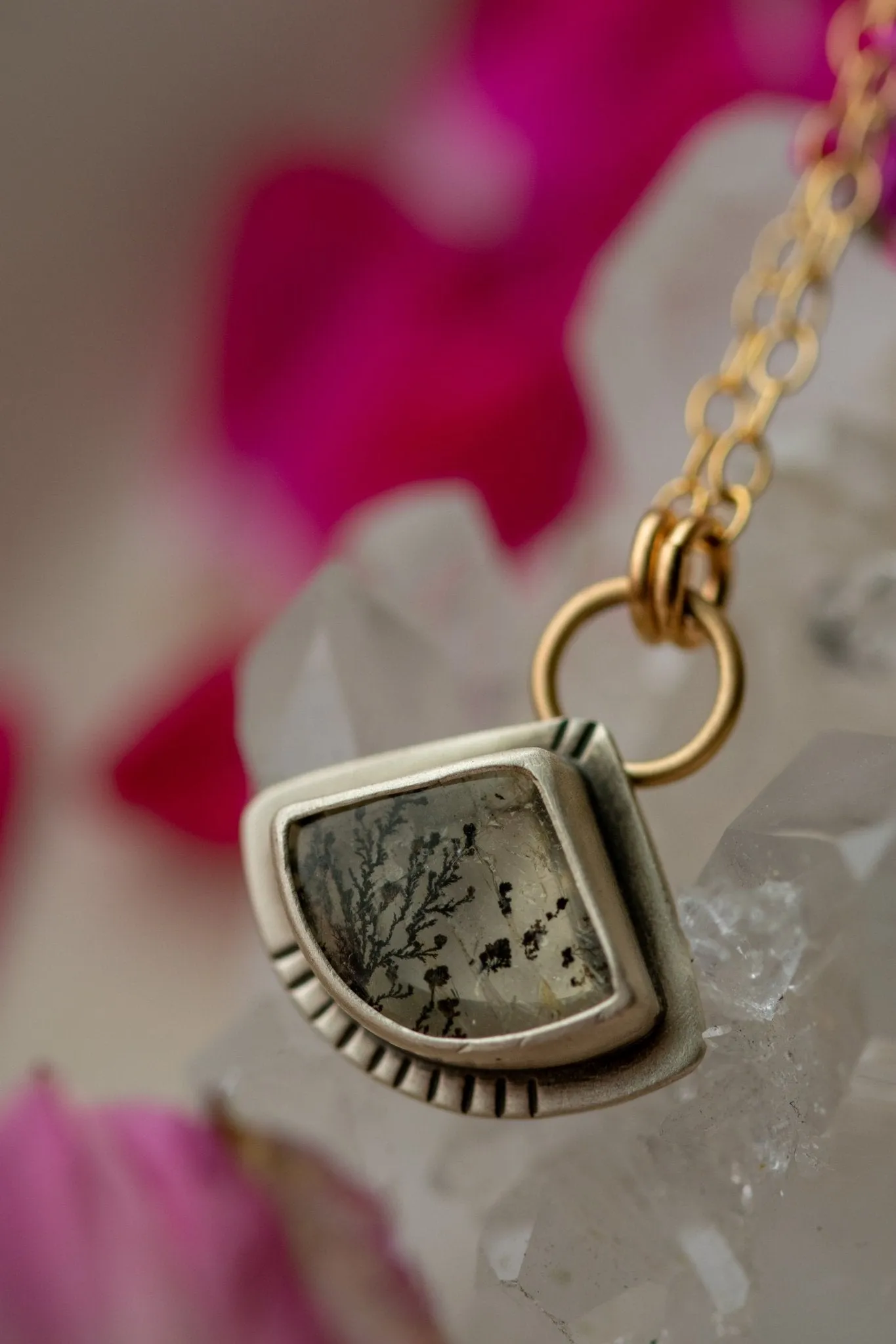 DREAMY DENDRITIC AGATE NECKLACES