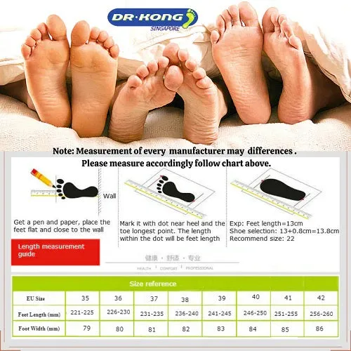 DR.KONG WOMEN COMFORT CASUAL SHOES DK-W5001513-BLK(RP : $159)