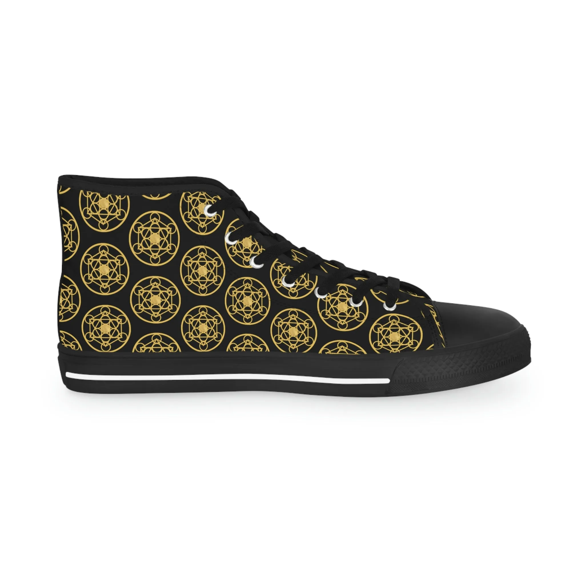 DYNYSTY - Men's High Top Sneakers - Black