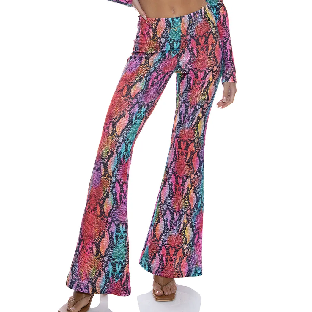 ELECTRIC SKIN - Flare Pants
