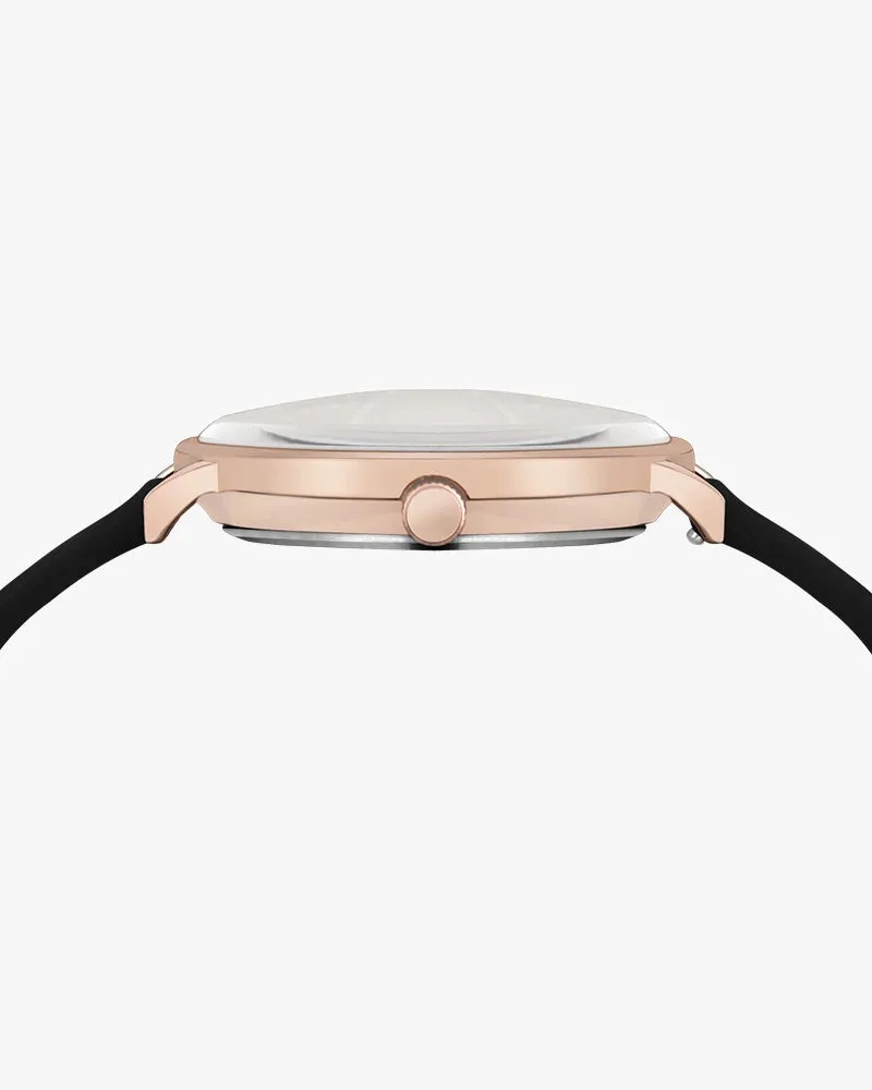 Elegadoom White Rosegold Black Silicone