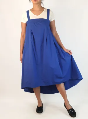 Elk purple blue adjustable sleeveless dress size 10 (sample piece with minor repair)