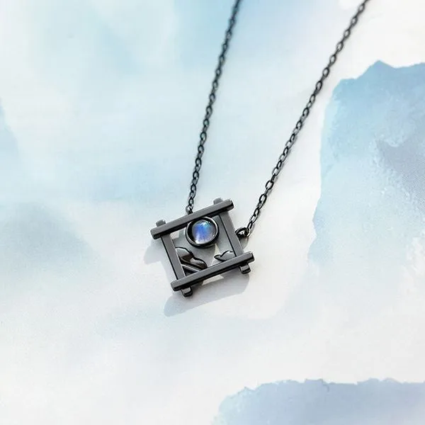 Endless Night Silver Pendant Necklaces
