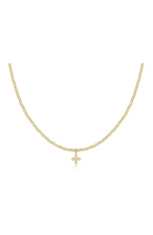 Enewton - Choker Classic Gold 2Mm Signature Cross