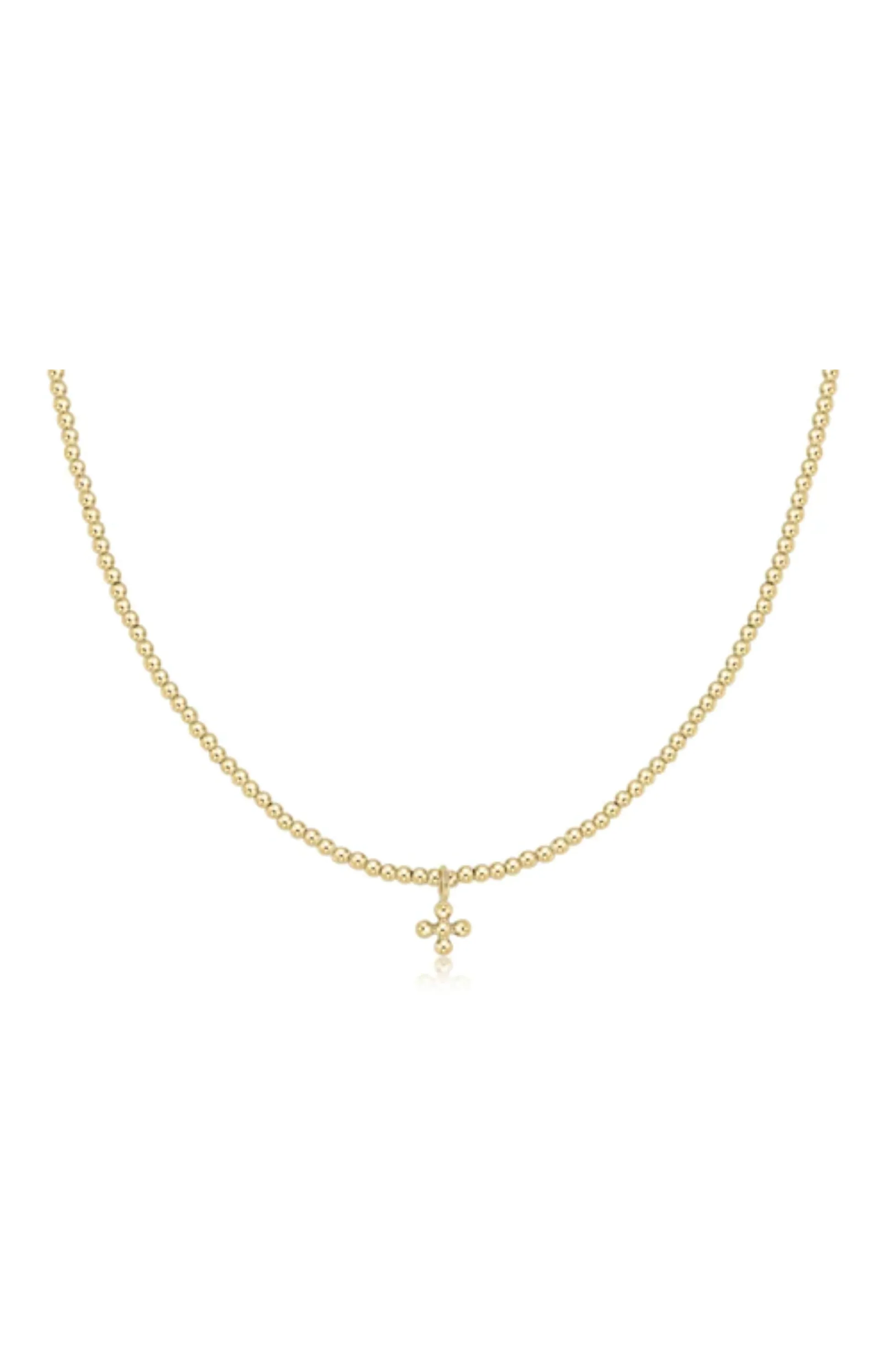 Enewton - Choker Classic Gold 2Mm Signature Cross