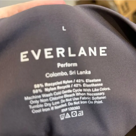 Everlane The Perform Bike Shorts Grey 8”