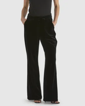 Fate   Becker Mustang Sally Velvet Pant - Black