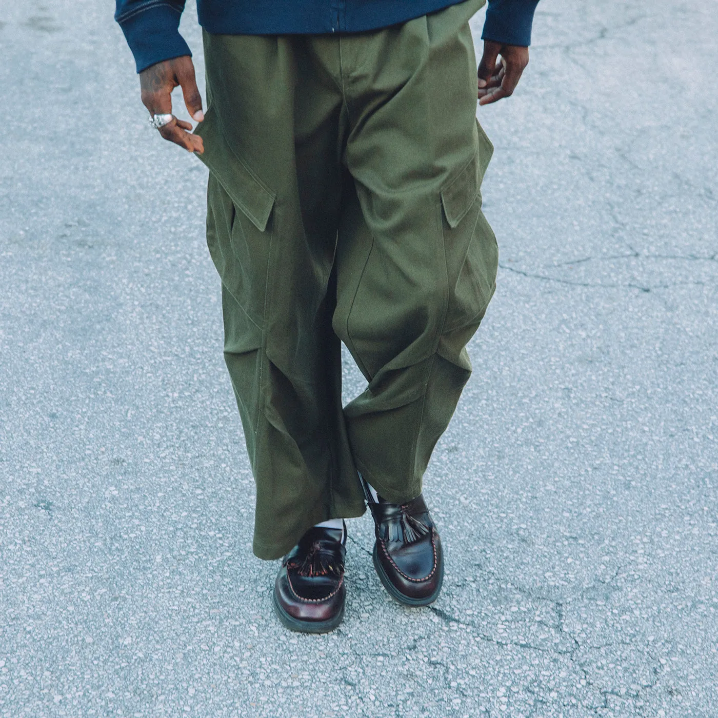 filthy® Japanese/Korean style cargo pant (brown)