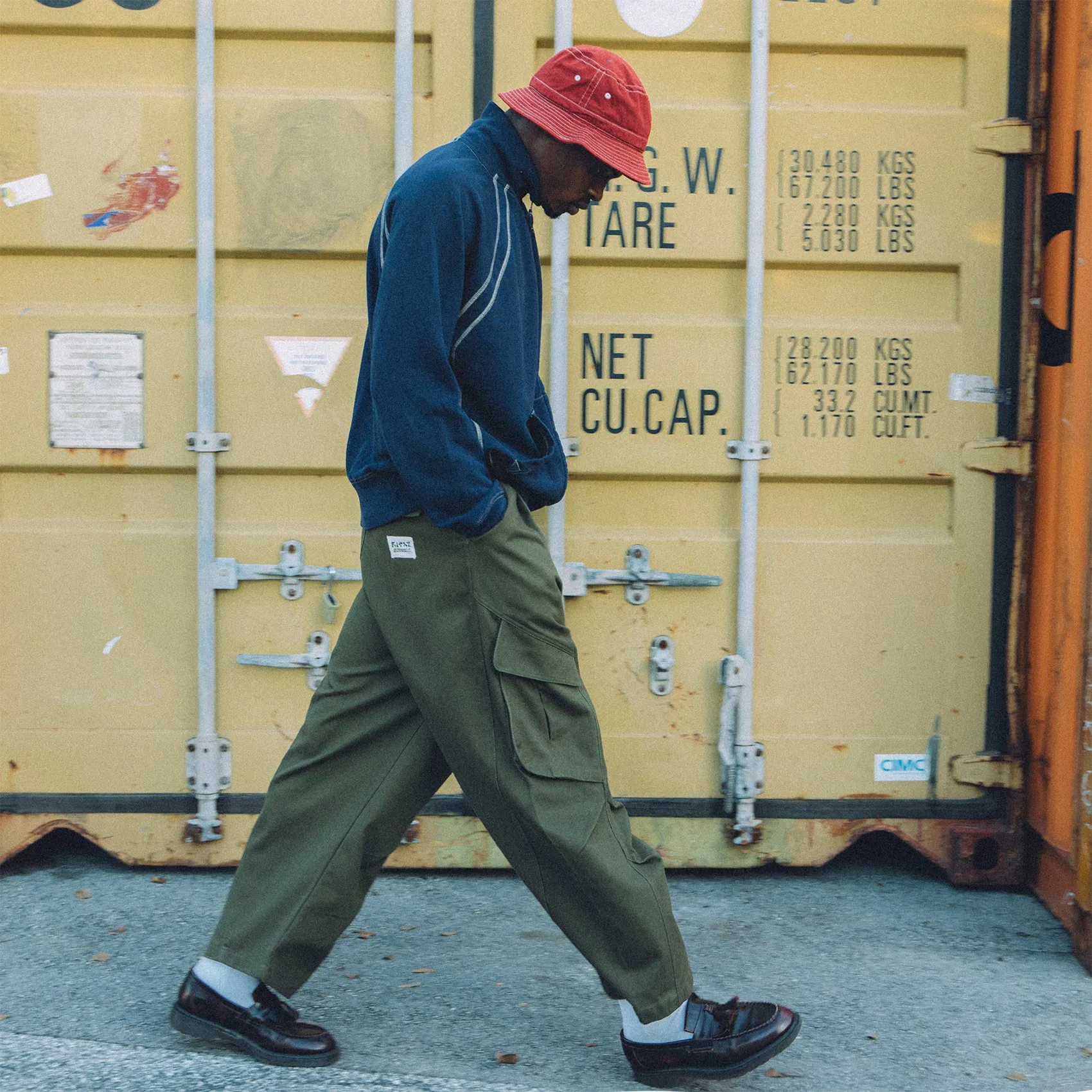 filthy® Japanese/Korean style cargo pant (brown)
