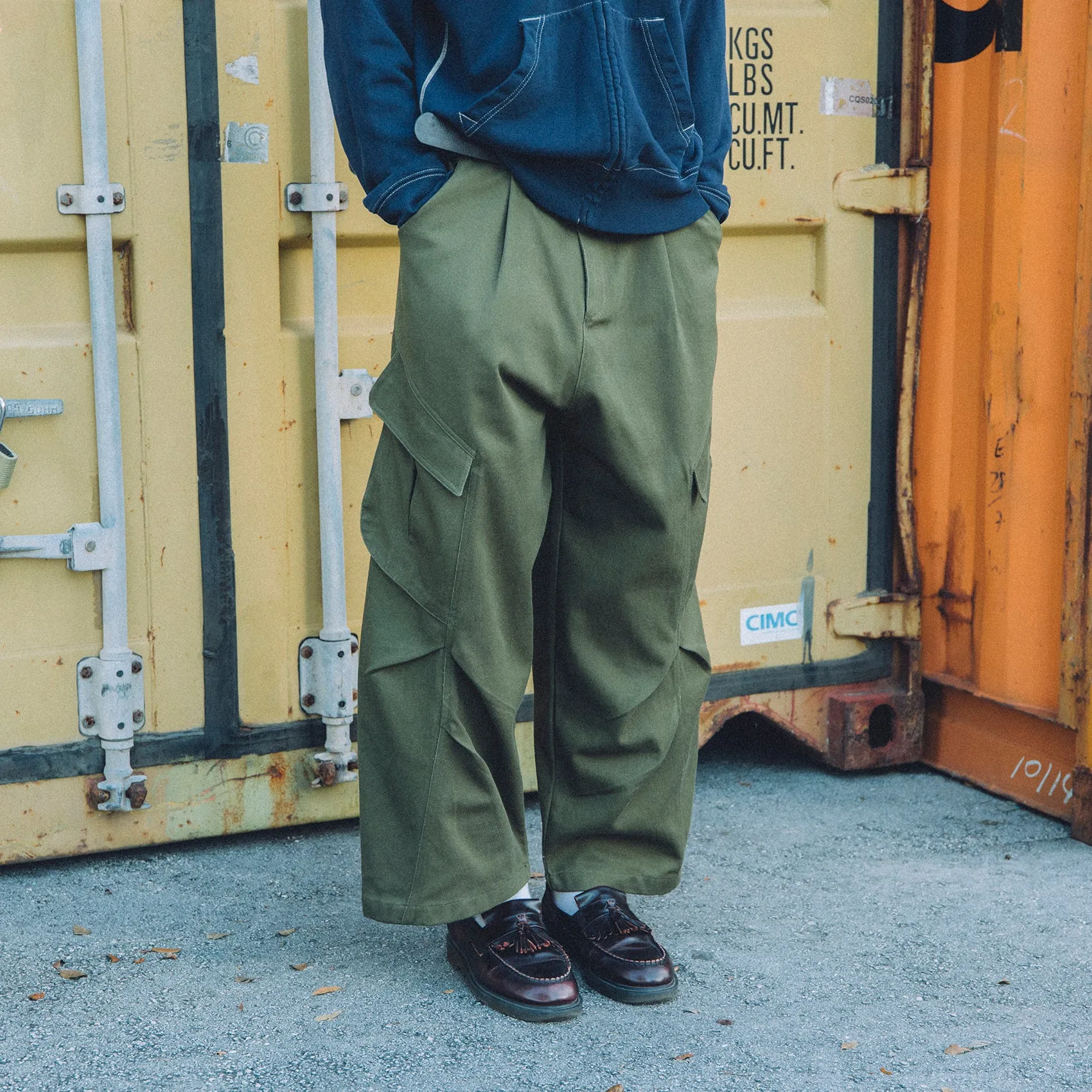 filthy® Japanese/Korean style cargo pant (brown)