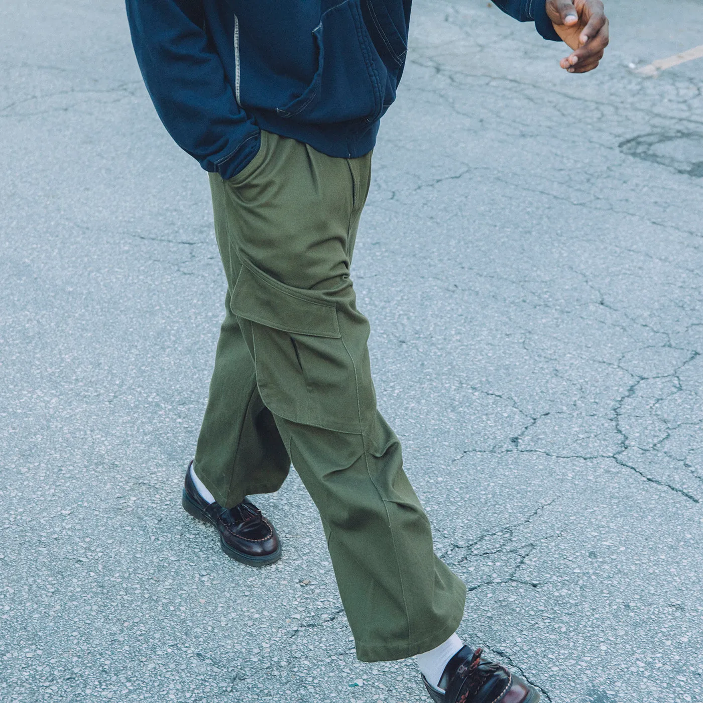 filthy® Japanese/Korean style cargo pant (brown)