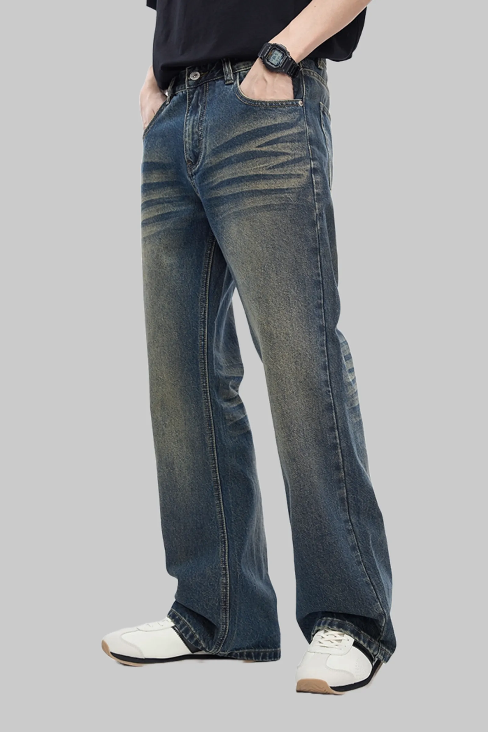 Flare Denim Vintage Blue