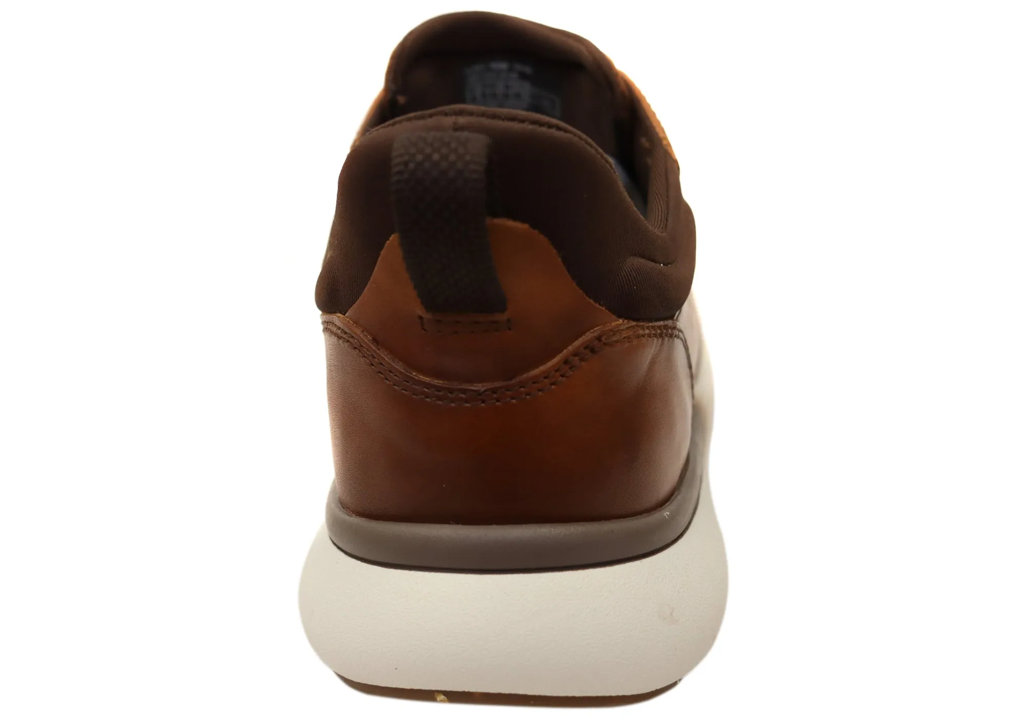 Florsheim Mens Leather EE Extra Wide Fleet Perf Toe Sneakers