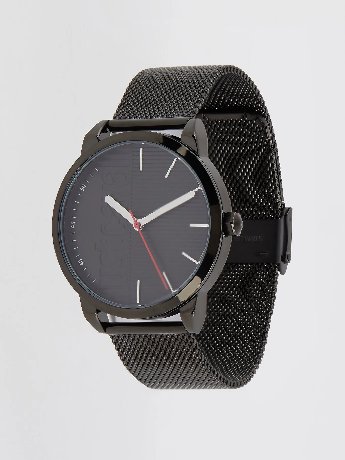 Forte Black Milanese Strap Analog Watch