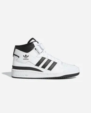 Forum Mid - White/Black