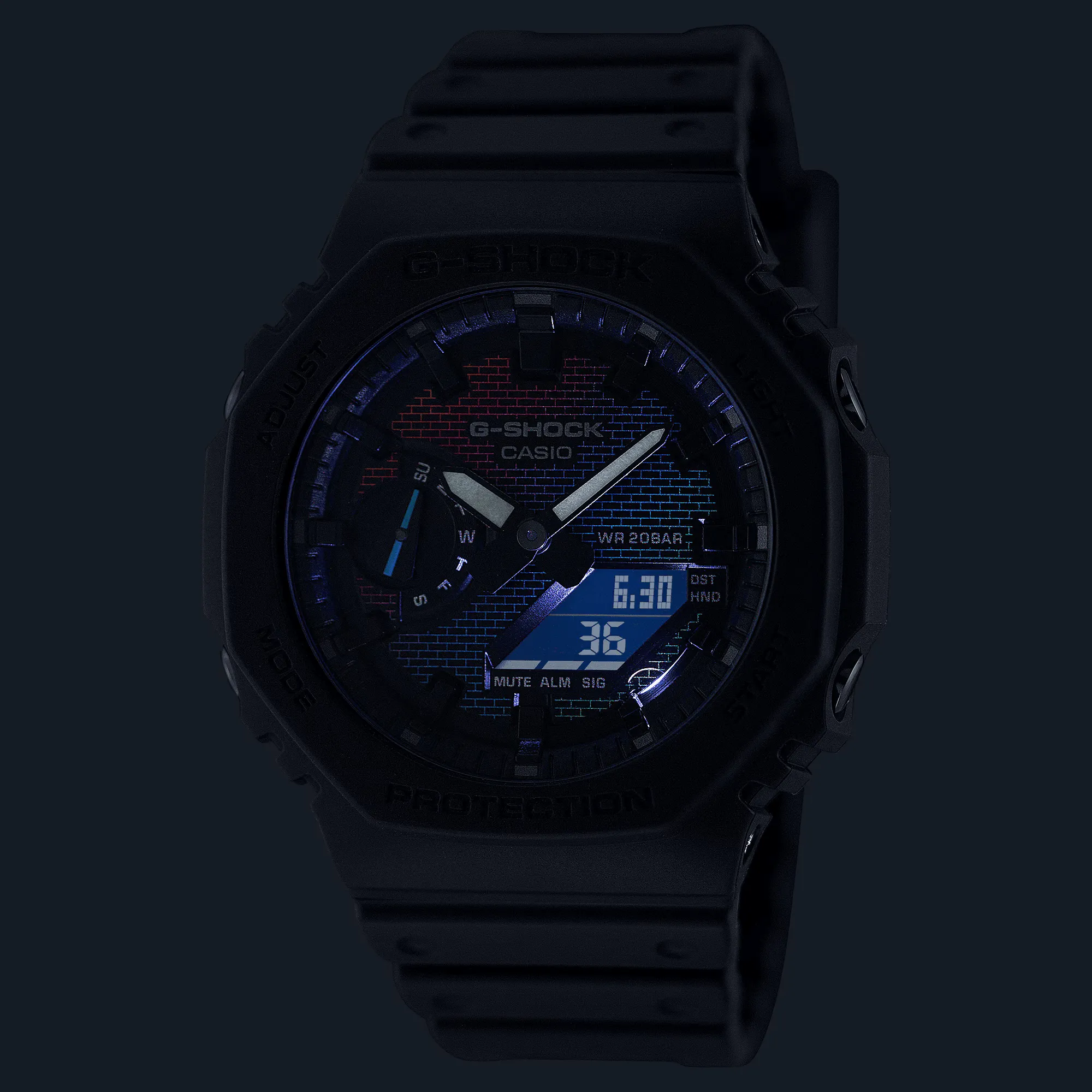 G-Shock ANALOG-DIGITAL 2100 Series Quartz Men's Watch GA2100RW-1A