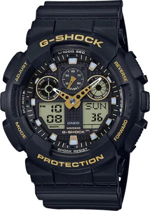 G-Shock Analog-Digital Black Strap Men's Watch GA100GBX-1A9