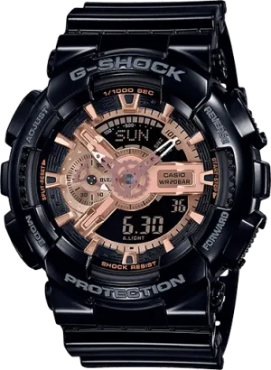 G-Shock Rose Gold/Black Dial Men's Watch GA110MMC-1A