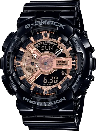 G-Shock Rose Gold/Black Dial Men's Watch GA110MMC-1A