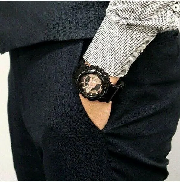 G-Shock Rose Gold/Black Dial Men's Watch GA110MMC-1A