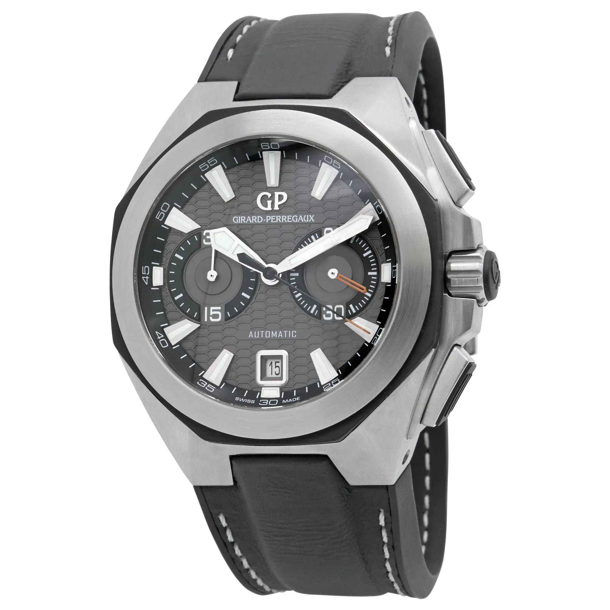 Girard Perregaux Chrono Hawk 49970-11-231-HD6A Grey Dial Automatic Men's Watch
