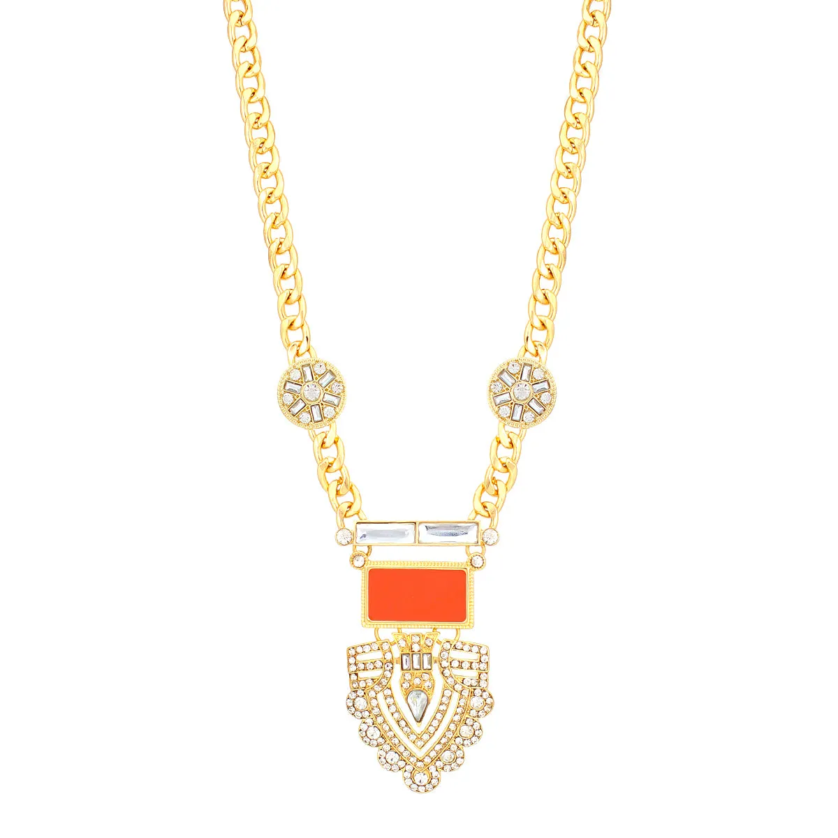 GOLD AND CORAL NECKLACES #FW1404817 (LG22)