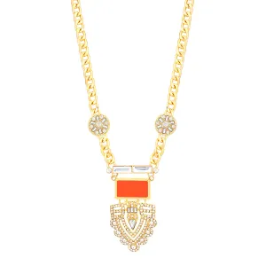 GOLD AND CORAL NECKLACES #FW1404817 (LG22)
