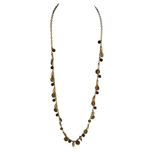 GOLD-BROWN NECKLACE  #FW1203055 (SC4)