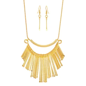 GOLD EARRINGS AND  NECKLACES #SWR-CP5570 GLD