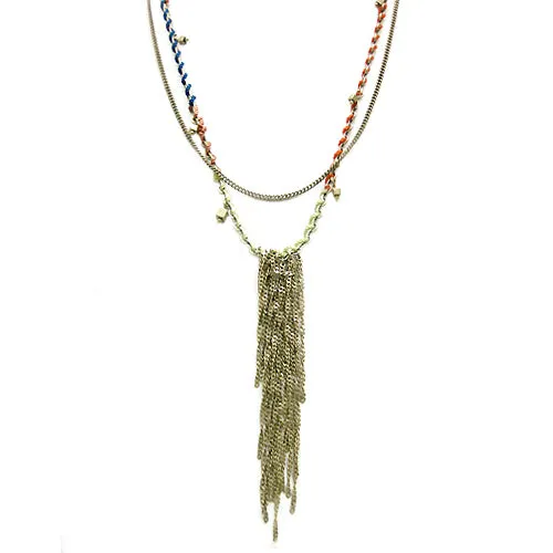 GOLD-MULTI NECKLACES  #SC28983_GLD-MLT (EF2)
