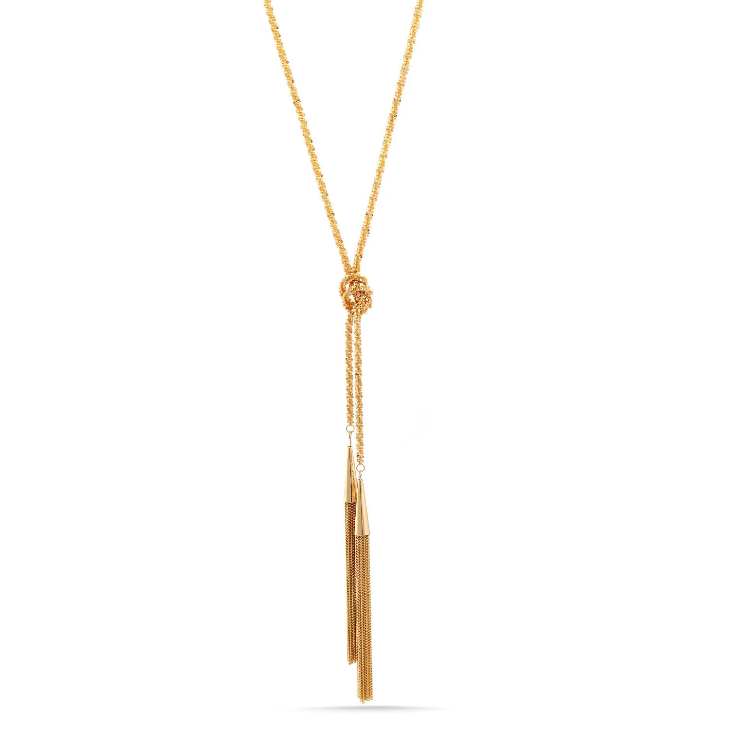 GOLD TASSEL NECKLACE #SQ255-441799G