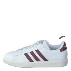 Grand Court Cloudfoam Comfort Shoes Cloud White / Shadow Red / Off White